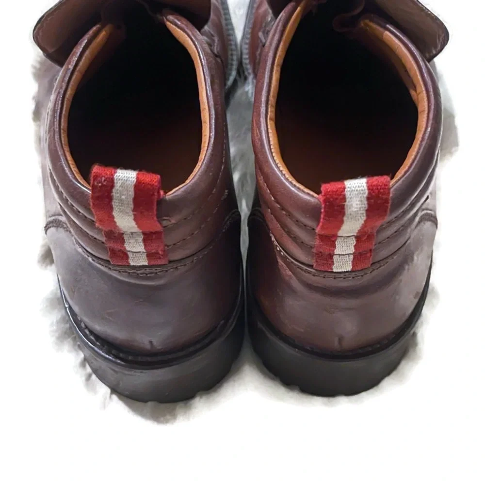 Bally Chocolate Brown Leather Ankle Boots